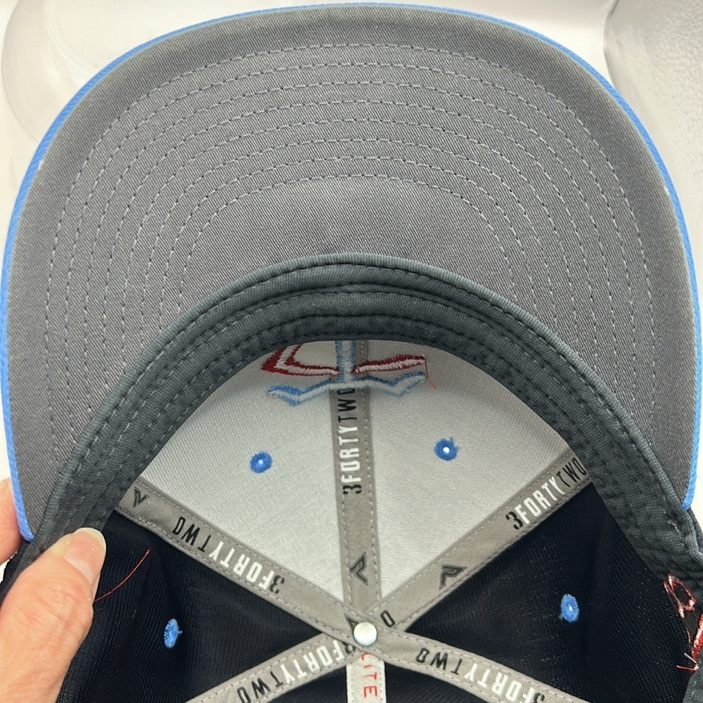 Minnesota Twins Navy and Light Blue Baseball Cap with Red Logo - Picture 13 of 13